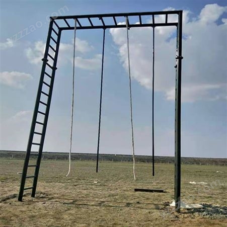 0018户外体能训练攀登架标准规格尺寸 7米攀登爬绳爬杆软梯组合