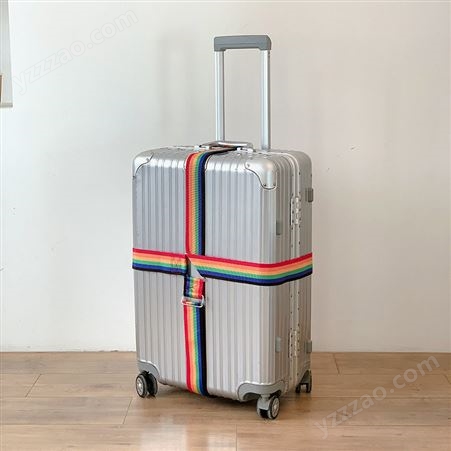 6厘米寬加固行李帶行李箱十字打包帶出國托運拉桿旅行箱捆綁帶